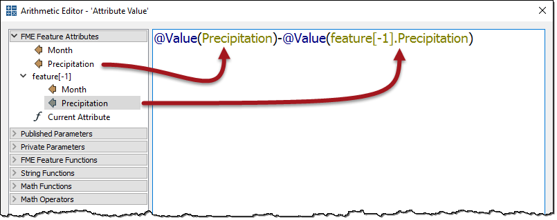 Constructing the attribute value